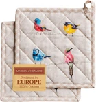 Maison D' Hermine 8" X (pot Holder Pack Of 2), 001 - Birdies Wire. Fixed Price $35.05.