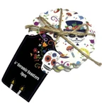 Halloween Ceramic 4" Coasters Sugar Skull Design By Creative Home & Kitchen 3PCS. Fixed Price $14.00.