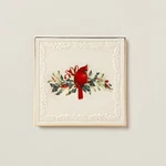 Lenox Winter Greetings - Fine China Christmas Carved Trivet N/o. Fixed Price $14.97.