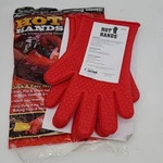 Hot Hands Heat Safe Non- Slip 2 Cooking Gloves Silicone Ontel 5 Finger Flexible. Fixed Price $8.55.