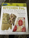 Kitchen Pal Oven Glove Double Mitt For Extra Grip Heat Resistant Silicone. Fixed Price $7.99.