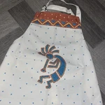 Kay Dee Designs Kokopelli Kitchen Apron. Made In Usa. New. Cream, Blue, Rust. Fixed Price $18.00.