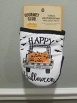 Gourmet Club Heat Resistant Mini Oven Mitts Happy Halloween Pumpkins (one Pair). Fixed Price $12.19.