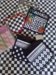 Mackenzie-childs Black & White Pot Holders Set Of 2 With Courtly Check. Fixed Price $58.00.