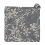 Pot Holder Myrtle Floral Slate Blue Hot Pad Raine & Humble Farmhouse Kitchen. Fixed Price $7.99.
