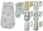 Cooksmart Decorative Kitchen Double Mitt Single Gauntlet Oven Gloves. Fixed Price $7.30.