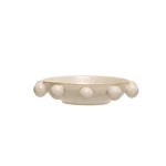 Bloomingville 9.75 Inches Stoneware Bowl With Orbs And Reactive Glaze, Cream. Fixed Price $45.39.