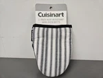 Cuisinart 2-PACK Heat Resistant Mini Oven Mitts (black Stripe) Pot Holders. Fixed Price $15.68.
