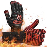 Grilling Gloves 1472 Extreme Heat Resistant, Bbq For Men, Silico. Fixed Price $16.63.
