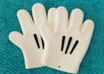 Mickey Mouse Oven Mitts Heavy Rubber Gloves X2 Adult Disneyland White. Fixed Price $14.99.