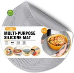 12-INCH Silicone Microwave Mat & Pot Holders, Non-slip Heat Resistant For Oven,. Fixed Price $20.99.