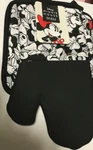 Disney Minnie Mouse All Over 2-PIECE Oven Mitt + Pot Holder Set Rubberized *new*. Fixed Price $18.00.