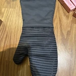 14"X7" All Clad Oven Mitt: Machine Washable, Heat Resistant To 500 F. Fixed Price $14.99.