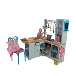 American Girl Gourmet Kitchen Set Food Dishes Mixer Toaster Apron Chair Retired. Fixed Price $249.99.