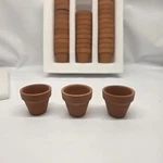 36 Pieces Of Small Mini 2 Inch Clay Flower Pots, Cactus Succulent Indoor Outdoor. Fixed Price $17.44.