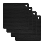 Smithcraft Silicone Trivets For Hot Dishes, 7.28X7.28X0.24 Inch, A: Black. Fixed Price $22.91.