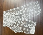Heritage Lace Engedi Home Heirloom 9" X 35" Shelf Scarf Nwt. Fixed Price $24.00.