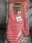 Cuisinart Red (salsa) Yard Dye Striped Oven Mitt - Brand New Package. Fixed Price $39.99.