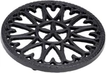 Minuteman International Sunburst, Blue Black Woodstove Tabletop Cast Iron Trivet. Fixed Price $62.19.