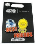 New Disney Pin Set Star Wars R2D2 & C3PO Best Friends 2021 Park Her Universe. Fixed Price $18.95.