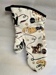 New Puppies Galore Dog Print Oven Mitt By Kay Dee Designs. Fixed Price $9.99.