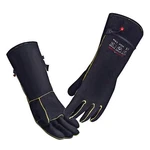 932 Leather Welding Gloves For Women Man Heat Resistant Fire Long Sleeve. Fixed Price $22.77.