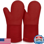 Sungwoo Extra Long Silicone Oven Mitts Heat Resistant Bbq Baking Gloves 14.6IN. Fixed Price $20.84.