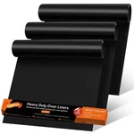 3 Pack Liners For Bottom Of Oven, 17"X 25" Large Heavy Duty Non-stick Re.... Fixed Price $14.44.