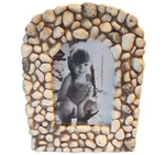 Fetco River Rock Pebbles Stone Arched Picture Frame New. Fixed Price $11.99.
