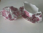 Vintage English Chippendale Johnson Bro , Creamer And Sugar With Lid China Vtg. Fixed Price $64.00.