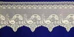 Heritage Lace Mantle Scarf Ivory Teacups 93" X 20" Livingroom Piano Dining. Fixed Price $55.00.