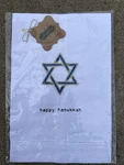 Nwt Nip Mud Pie Embroider Hanukkah Star David Love & Light Linen Fingertip Towel. Fixed Price $12.99.