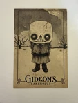 Gideon Bakehouse October 2022 Bethany Week 4 Menu Card W/top Loader. Fixed Price $35.00.