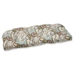 Pillow Perfect Paisley Indoor/outdoor Sofa Setee Swing Cushion, Tufted, Weath.... Fixed Price $83.63.
