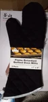Flame Retardant Quilted Oven Mitts 2-PC 17 X 6 Inch Black Gray Commercial Grade. Fixed Price $19.99.
