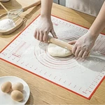 Silicone Baking Mat Non Slip 20 X 16 Inch Red New Pastry Kitchen. Fixed Price $7.95.