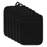 Horse 6PCS Pot With Pocket For Kitchen Black Holders Set. Fixed Price $14.76.