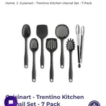 Cuisinart 7PC Trentino Kitchen Utensil Set. Fixed Price $43.99.