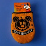 New Disney Mickey Mouse Pumpkin Happy Halloween 2 Pack Silicone Mini Oven Mitts. Fixed Price $24.00.