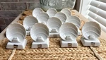 Set 12 Vintage Hollywood Regency Coastal Seashell Place Card Holder Hic Rare. Fixed Price $98.45.