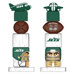 New York Jets Nfl Vintage Tiki 16" Evergreen Enterprises Brand. Fixed Price $55.00.