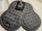 All Clad Pot Holders Gray Textured Silicone (2) Nip. Fixed Price $18.99.