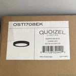 Quoizel Led Oyster Light Earth Black Dimmable Matte Round Indoor 7.5IN. Fixed Price $15.00.