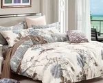 Open Box Item: Daisy Silhouette 100% Cotton Bedding Set: 3PC Duvet Cover. Fixed Price $44.98.