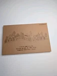 Crate & Barrel 3-PIECE Laser Cut Wood Village Set Original Box (2015). Fixed Price $18.74.