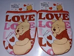 Disney Winnie The Pooh Valentines Day Set Of 2 Oven Mini Mitts New. Fixed Price $20.00.