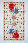 Minty Unused Vtg 1776 1976 Bicentennial Linen Tea Towel Liberty Bell Flowers. Fixed Price $11.99.