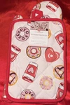 Pot Holder & Mitt Set Coffee Donuts Design Huntington Home Aldi Love New. Fixed Price $16.49.