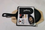 Jim Beam Pre-seasoned Cast Iron Skillet JB0159 W/handle Mitt + Wood Trivet New. Fixed Price $24.19.