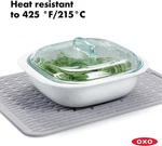 New Oxo Good Grips Silicone Drying Mat Gray Large 16.9" 12.5" .25". Fixed Price $24.02.